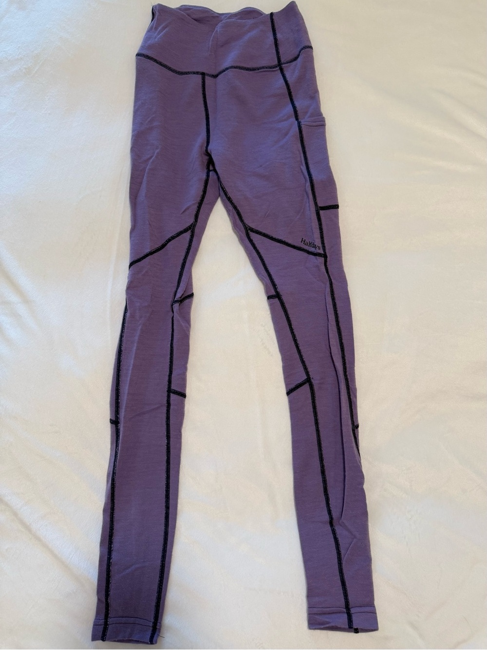 Halfdays - Hallie Midweight Merino Blend Base Layer Leggings in Disco - Picture 2 of 3